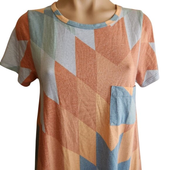 Lularoe Dress Women's S Aztec Carli Southwestern Comfy Stretch Geometric - Picture 2 of 9